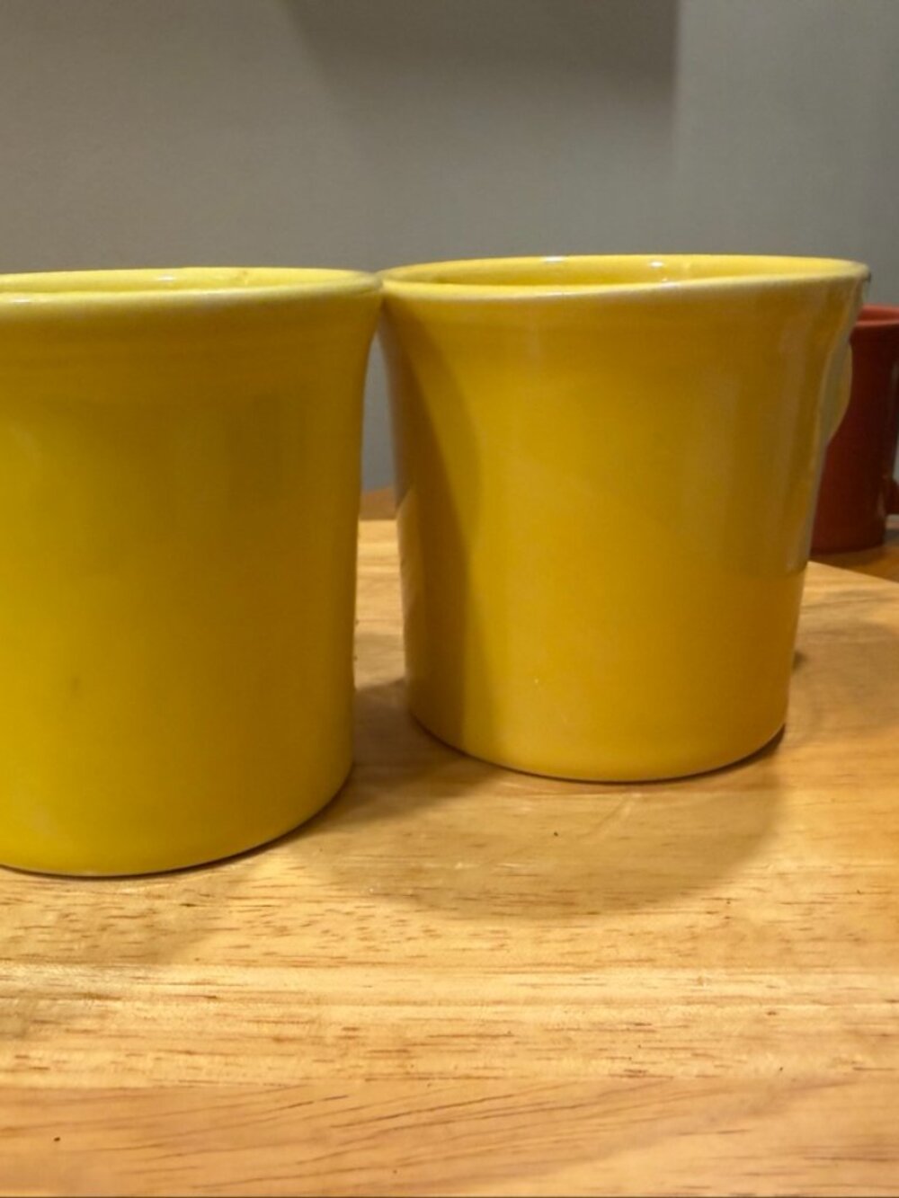 Fiesta Sunflower 12 Oz Java Mug Pair of 2 HLC USA Homer Laughlin